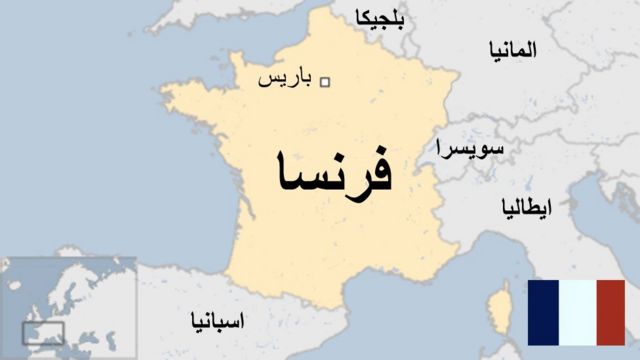 اين تقع فرنسا على الخريطة
